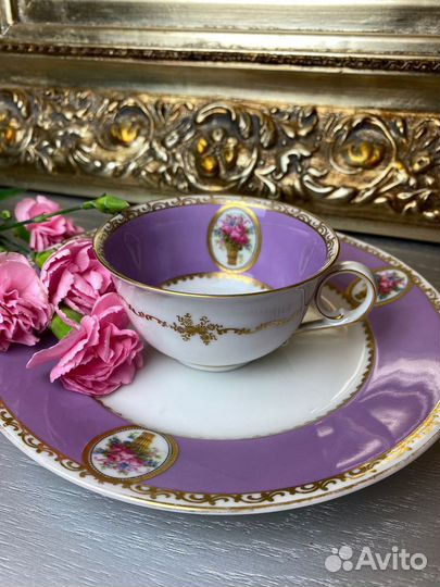 Тарелка и чашка Edelstein Bavaria