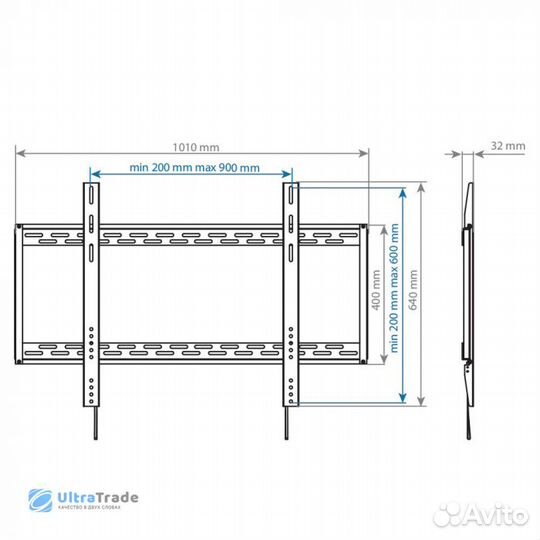 Кронштейн LED/LCD телевизоров Arm media PT-100