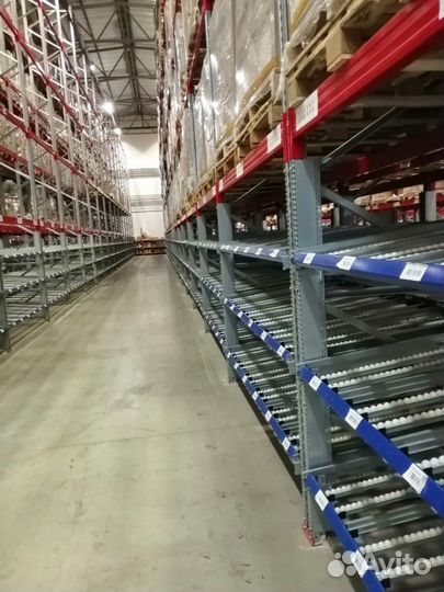 Монтаж стеллажей