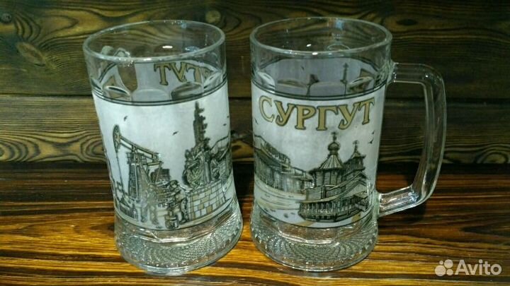 Сувенирные тарелки с видами Сургута