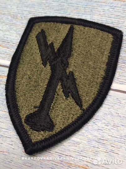 Нашивка Missile Command, subdued, США