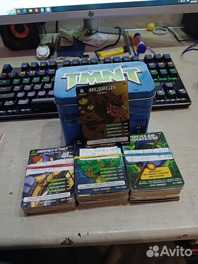 Карточки черепашки ниндзя