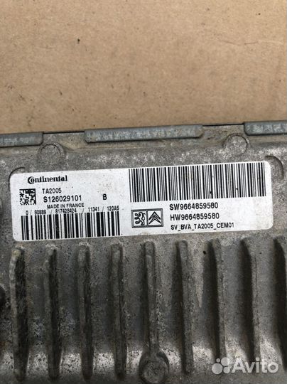 Эбу АКПП Peugeot 308