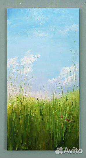 Интерьерная картина летний пейзаж Минимализм