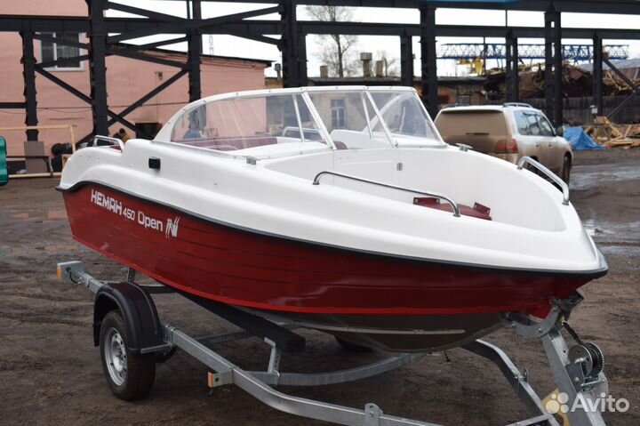 Новый комбинированный катер Неман 450 Open