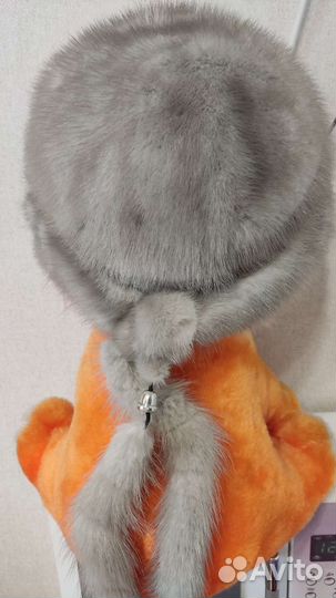 Шапка норковая женская 58
