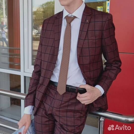 Костюм двойка в клетку