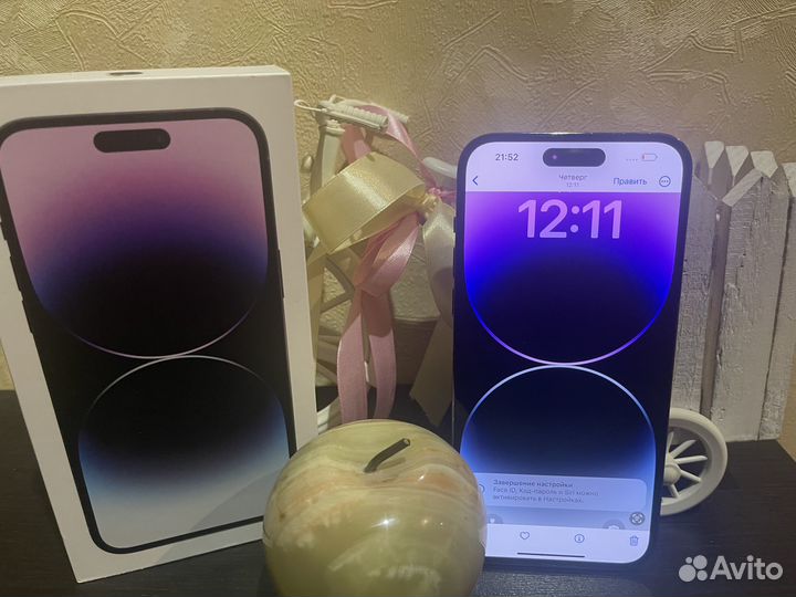 iPhone 14 pro MAX Deep Purple Идеал Ростест 128 гб