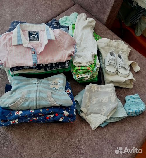 Детские вещи пакетом от 3 до 6 месяцев