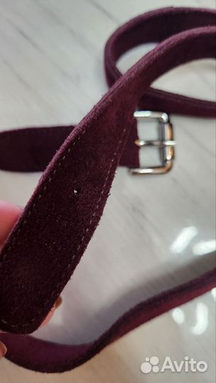 Ремень натуральная замша
