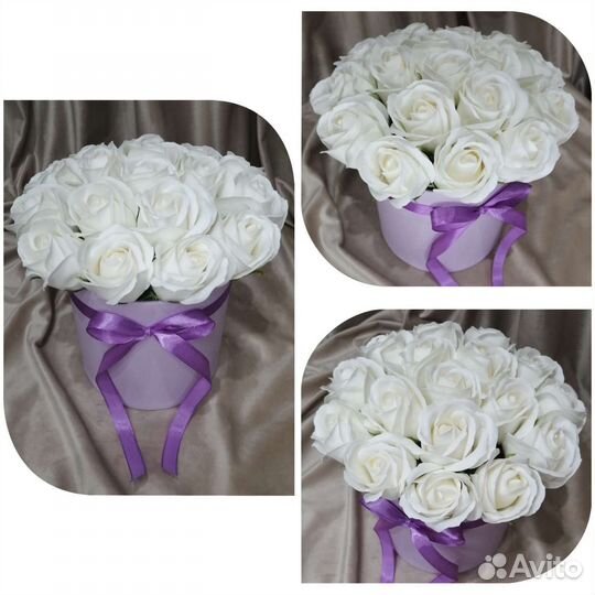 Букет из мыльных цветов