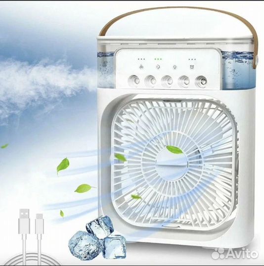 Вентилятор настольный с увлажнителем