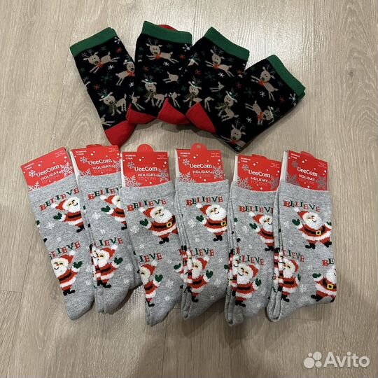 Носки новогодние