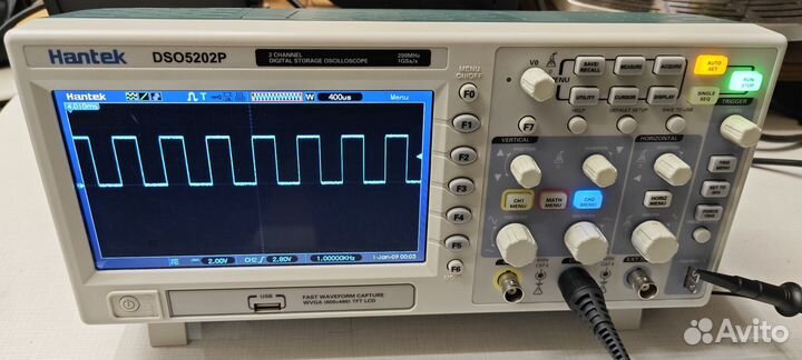 Цифровой 2х канальный осциллограф Hantek DSO5202P