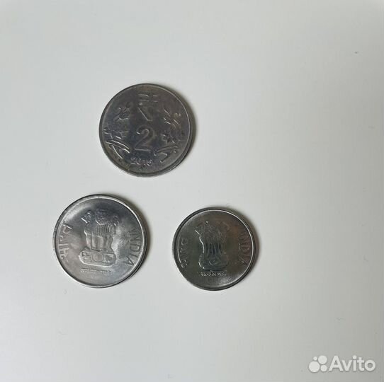 Индийские монеты (рупии) деньги Индии