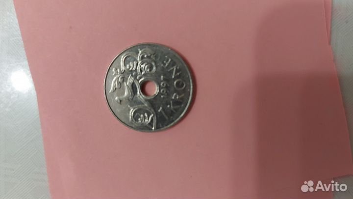Норвегия 1 крона 1997