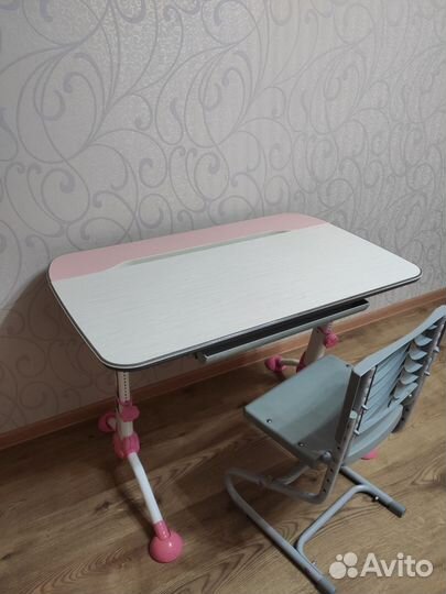 Парта трансформер для подростка со стулом