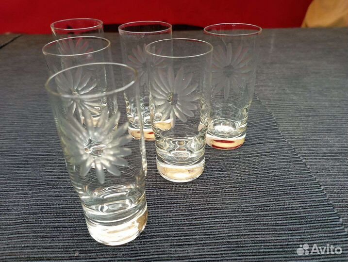 Рюмки - стопки. Стекло, ссср, 1970е