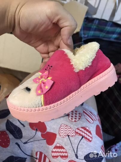 Балетки теплые для девочки