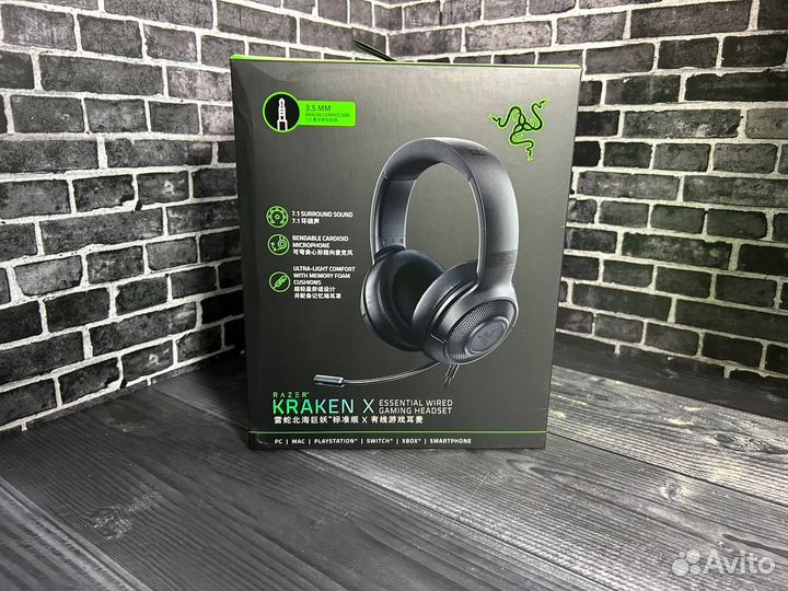 Наушники Razer Kraken X Essential,Новые
