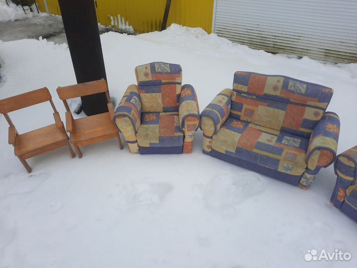 Мягкая мебель тройка детская