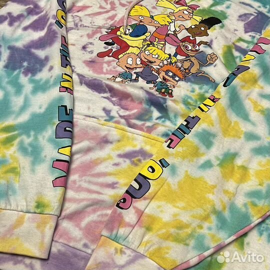 Nickelodeon Made in the 90's Tie Dye XXL Худи