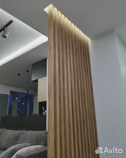 Интеръерные реечные перегородки