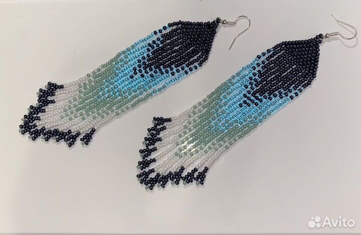 Серьги из бисера