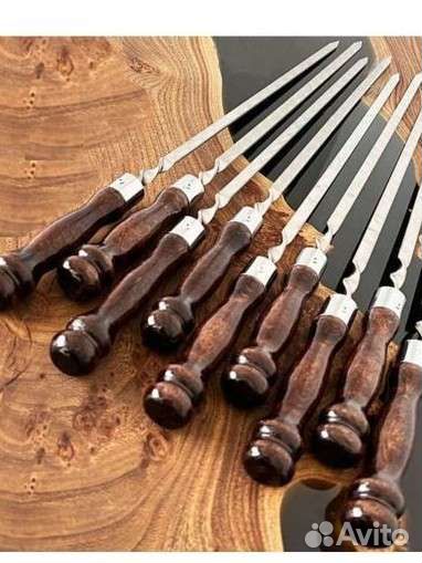 Шампура с деревянной ручкой