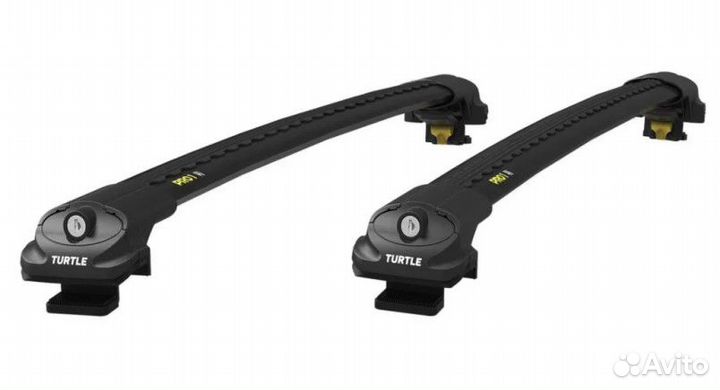 Багажник на рейлинги turtle AIR-1 Black 122sm