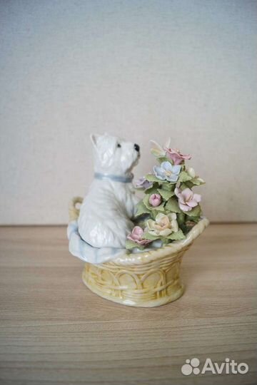 Музыкальная фарфоровая статуэтка Pavone (новая)