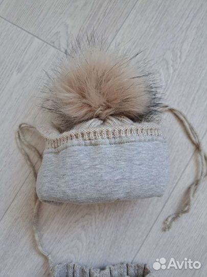 Комплект шапка, шарф