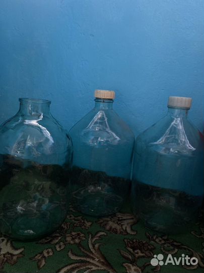 Бутыль бутылка банка стеклянная 10 литров