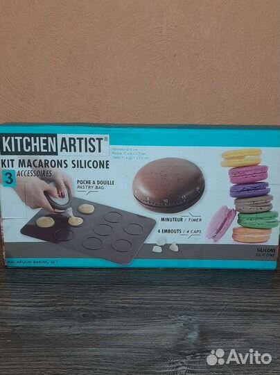 Силиконовый коврик для Macaron с таймером, новый