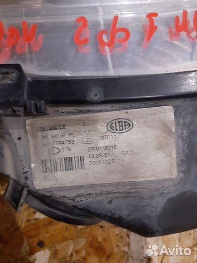 Renault Logan 1 фаза 2 фара левая