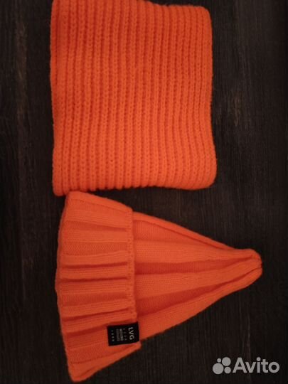 Шапка снуд 3-6 лет зима