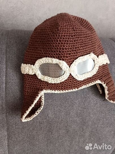 Шапка авиатора для фотосессии