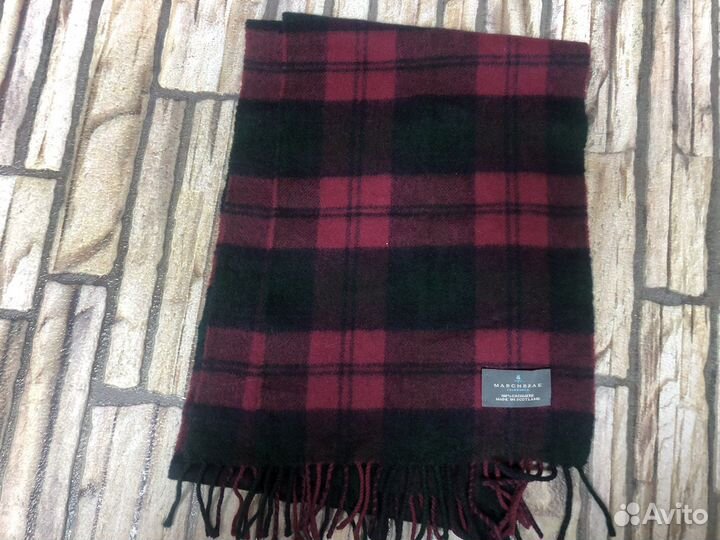 Кашемировый шотландский шарф Marchbrae