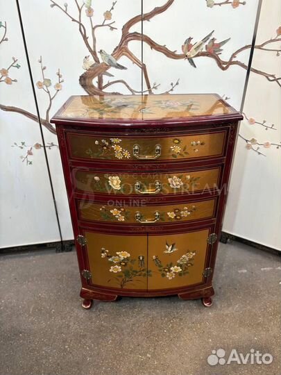 Комод. Шинуазри. Антикварная мебель