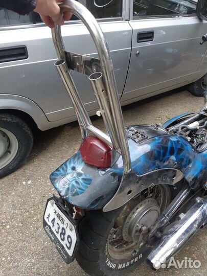 Спинка сисибар honda steed vlx vt yamaha xvs