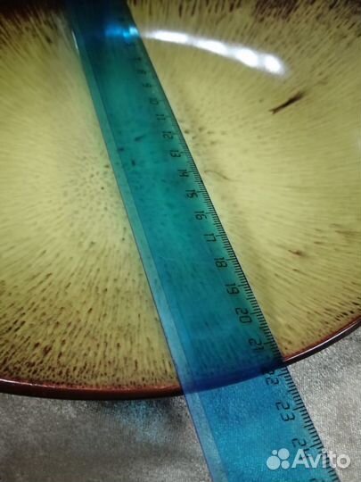 Блюдо сервировочное. Керамика. зик