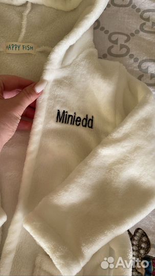 Детский махровый халат 74-80