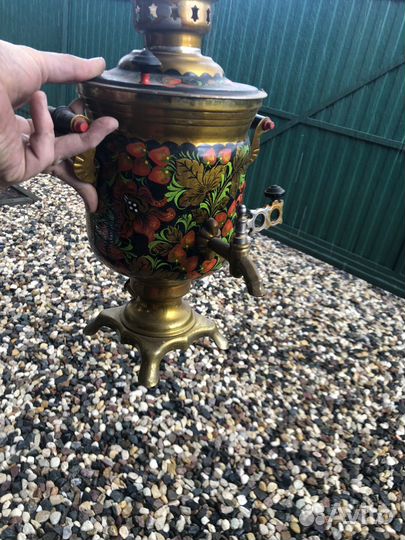 Самовар Хохлома Рабочий