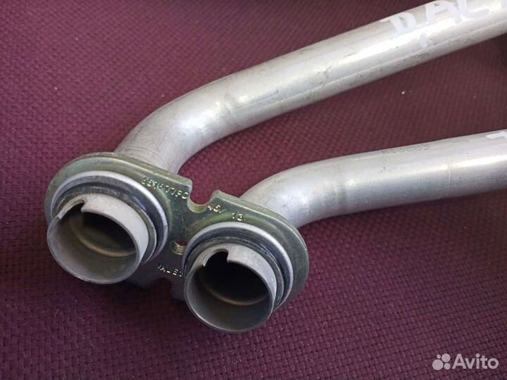 Трубки Радиатора печки рено дастер