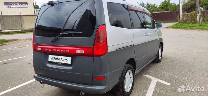 Nissan Serena 2.0 CVT, 2002, 300 000 км