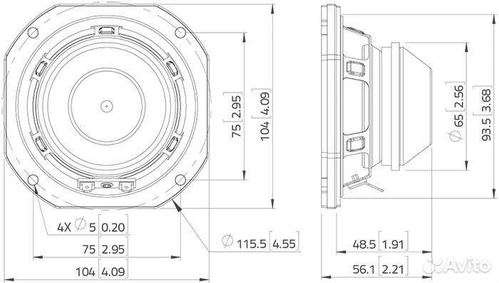 Lavoce нч-сч динамик 4