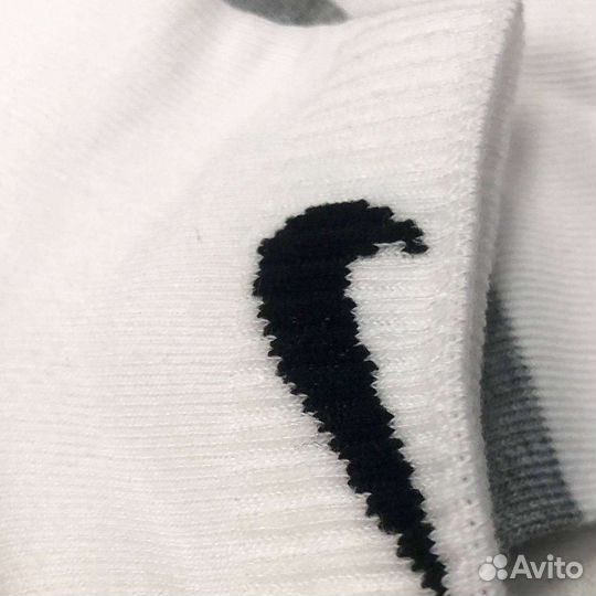 Носки nike высокие белые