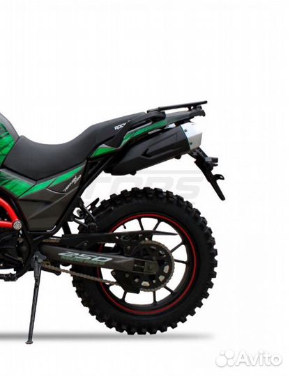 Мотоцикл турэндуро rockot hound 250 LUX зел птс