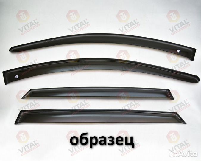 Дефлекторы окон (ветровики) на Nissan Qashqai