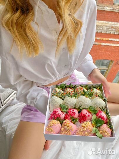 Клубника в шоколаде бокс